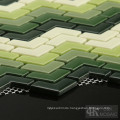 Green Mix Decorative Glass Mosaic Tiles for Wall